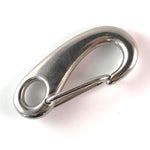 INOX Federkarabiner 7cm - rostfrei
