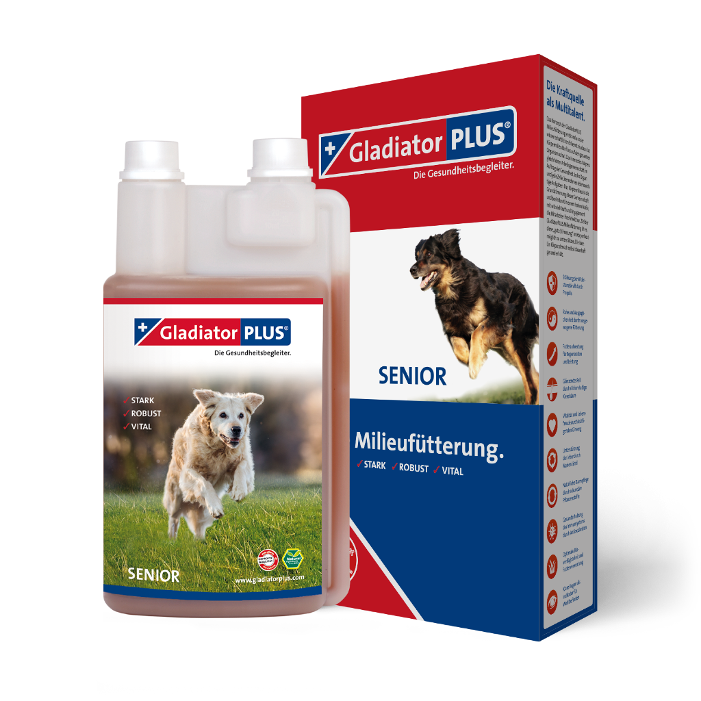 GladiatorPLUS Hunde-Senioren - Die Milieufütterung -