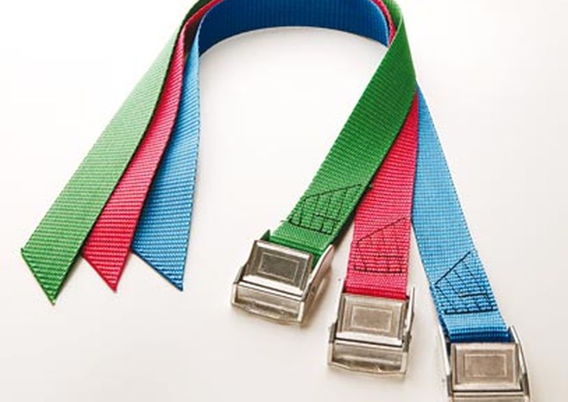 Gurtschnellverschluss mit Klemmschloss.