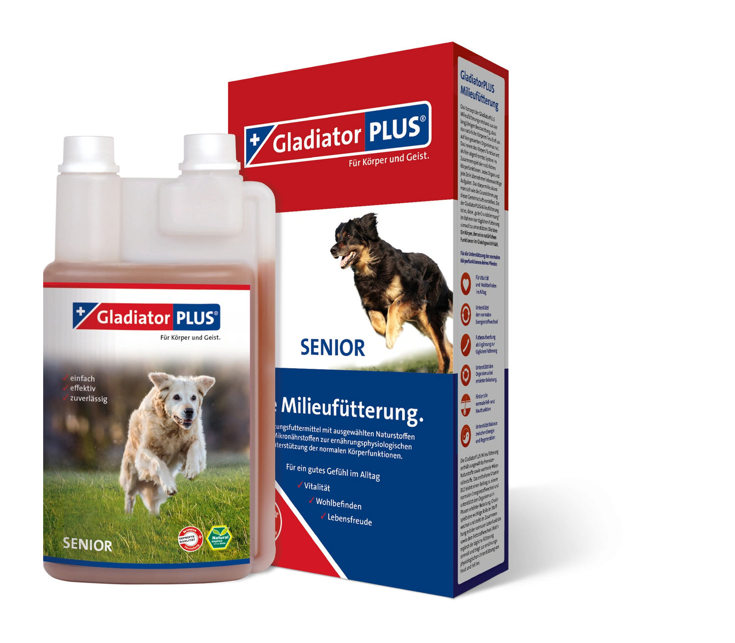 GladiatorPLUS Hunde-Senioren - Die Milieufütterung -