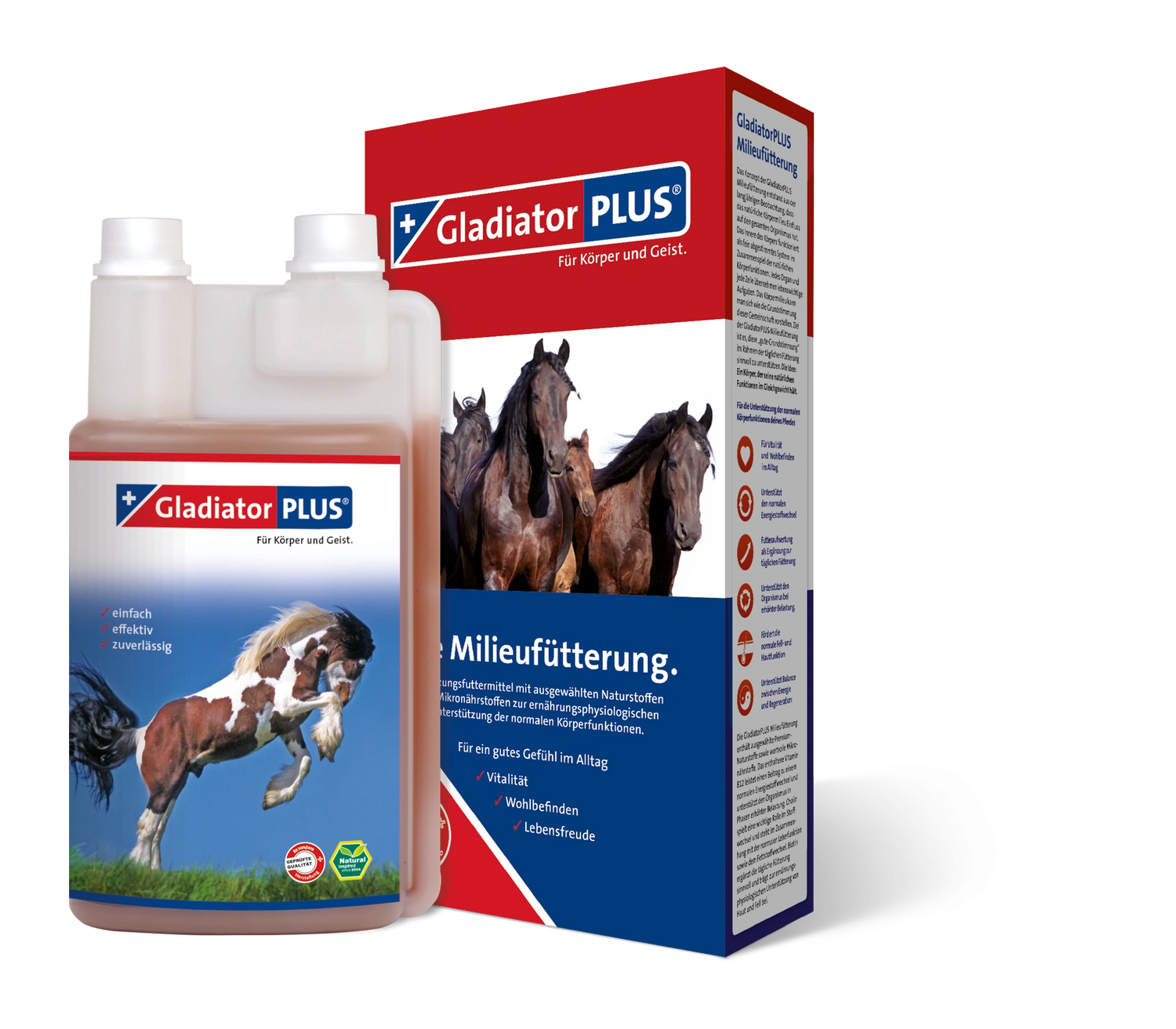 GladiatorPLUS Pferd - Die Milieufütterung -